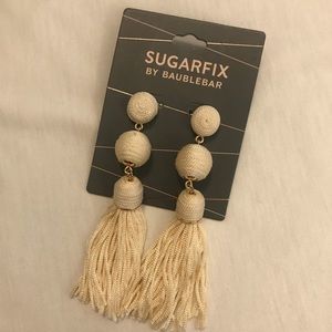NWT - Sugarfix by BaubleBar Earrings, Ivory